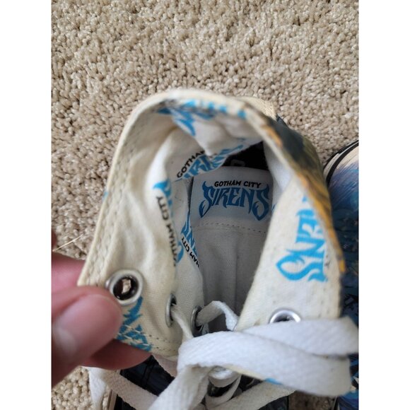 RARE Converse Chuck Taylor DC Comics Gotham Sirens High Top Sneaker Sz 6.5 - Picture 5 of 7